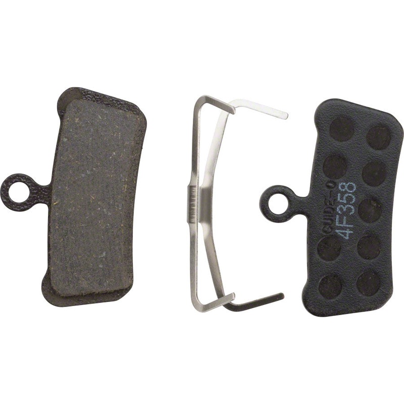 SRAM Disc Brake Pads - Organic Compound Steel Backed Quiet For Trail Guide G2