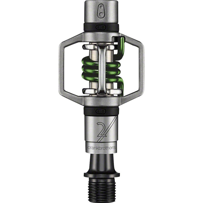 Crankbrothers Egg Beater 2 Pedals - Dual Sided Clipless 9/16" Green