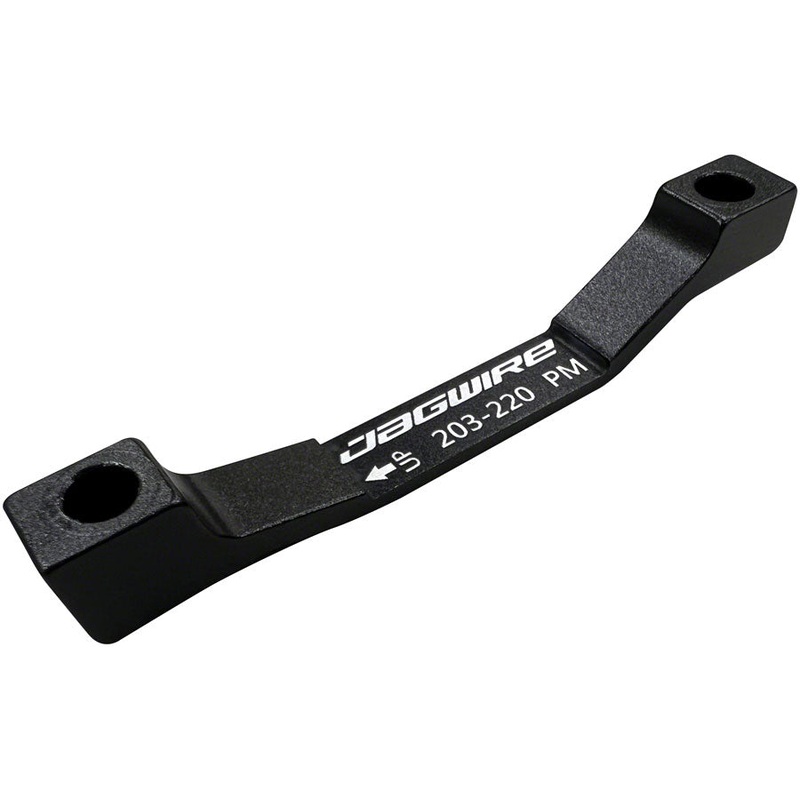 Jagwire Post Mount Disc Brake Adapter - +17mm 203mm Post Mount to 220mm Rotor