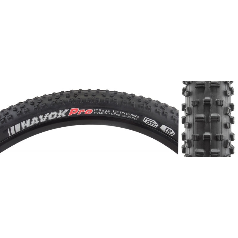 Kenda Havok Pro DTC/TR/TLR 27.5x3.0 Tubeless Tire