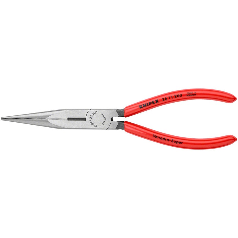 Knipex Long Nose Pliers with Cutter - 8"