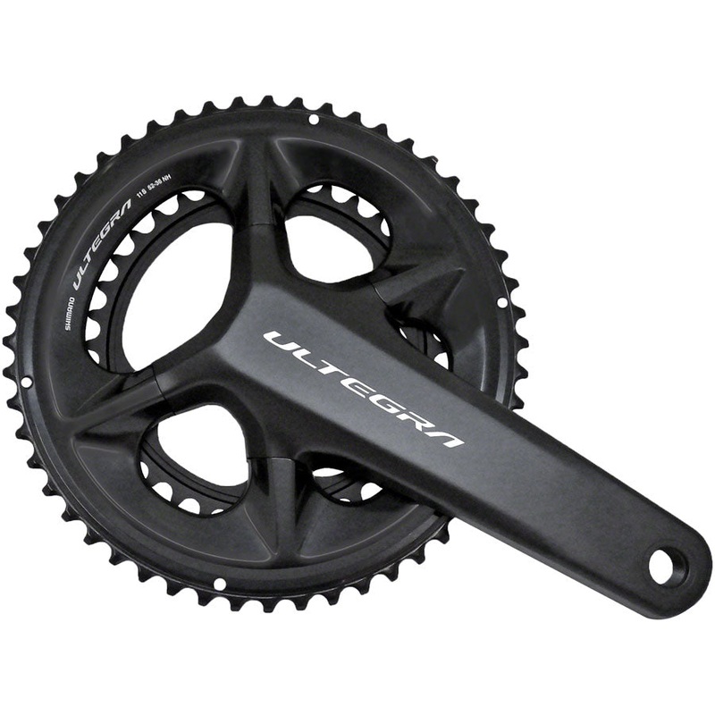 Shimano Ultegra FC-08 Crankset - 175mm 11-Speed 52/36t 110 Asymmetric BCD Hollowtech II Spindle Interface BLK
