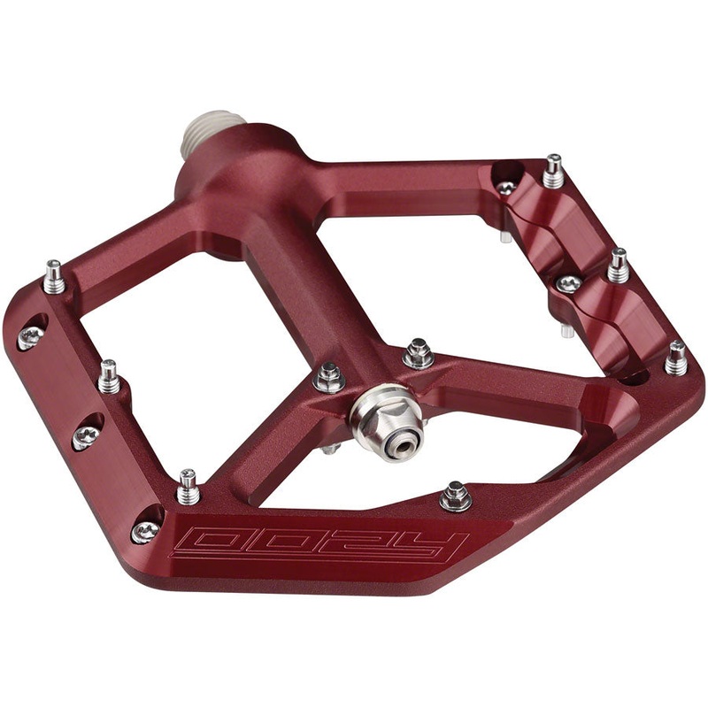 Spank Oozy Pedals - Platform Aluminum 9/16" Red