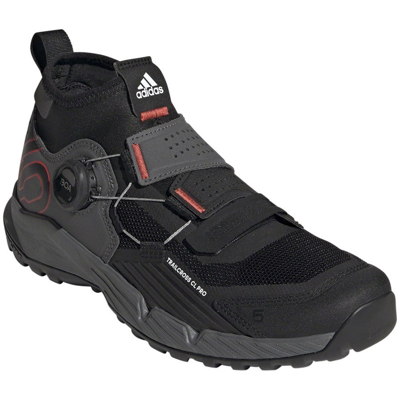 Five Ten Trailcross Pro Mountain Clipless Shoes - Womens Gray/Black/Red 6