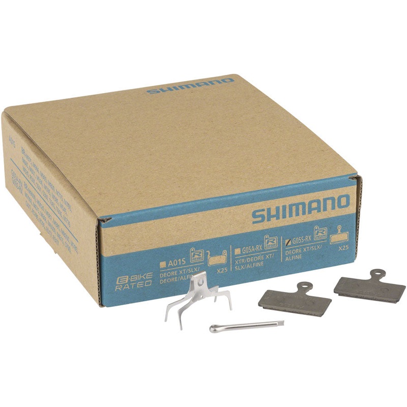 Shimano G05S-RX Disc Brake Pad Spring - Resin Compound Stainless Steel Back Plate Box/25 pair