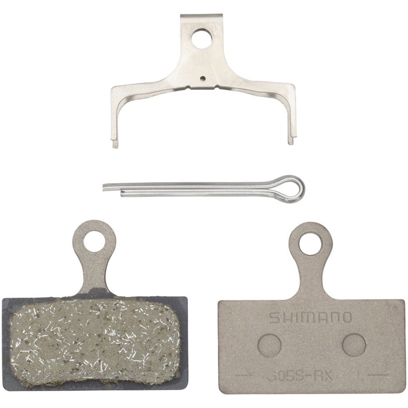 Shimano G05S-RX Disc Brake Pad Spring - Resin Compound Stainless Steel Back Plate One Pair