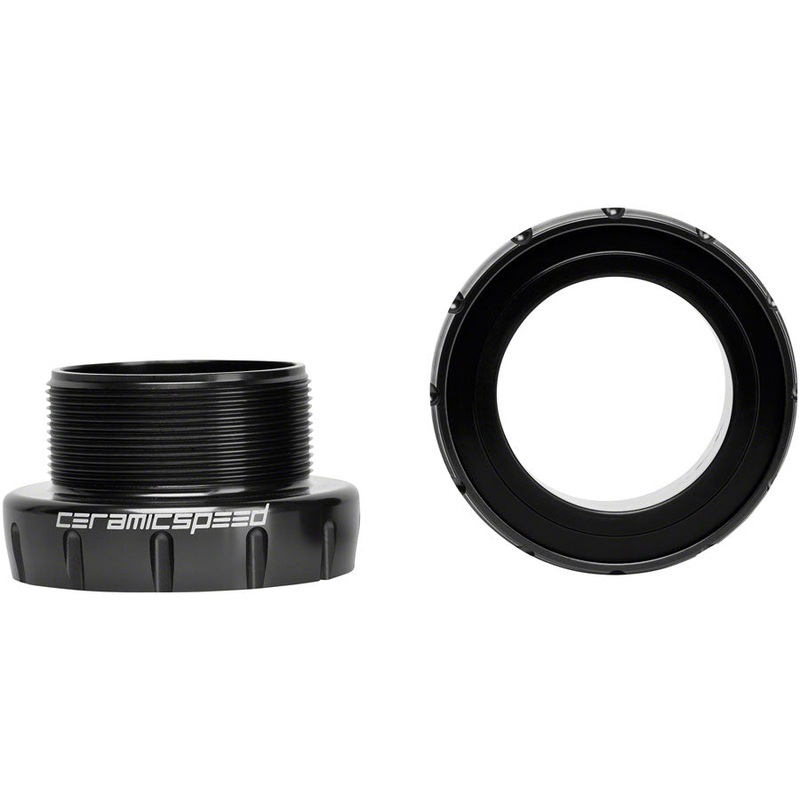 CeramicSpeed BSA Road Bottom Bracket - DUB Road Spindle Coated Races Black