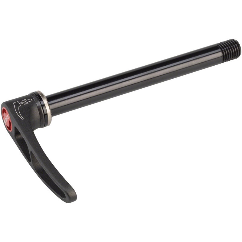 DT Swiss RWS MTB Front Thru Axle - 12 x 100mm Overall Length 121mm M12 x 1.5mm Thread Pitch Flat Washer Plug-in Lever