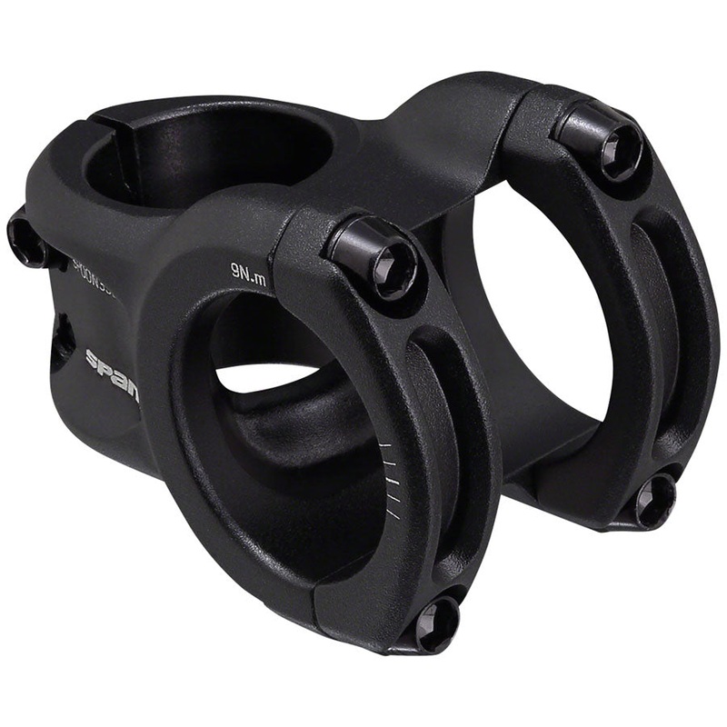 Spank Spoon 318 Stem - 33mm 31.8 Clamp +/-0 Black