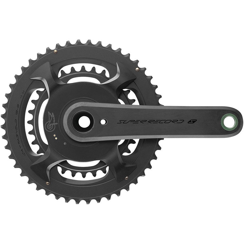 Campagnolo Super Record S Wireless Power Meter Crankset - 165mm 12-Speed 45/29t Campy 121/88 Asym BCD Ultra Torque Spindle Carbon