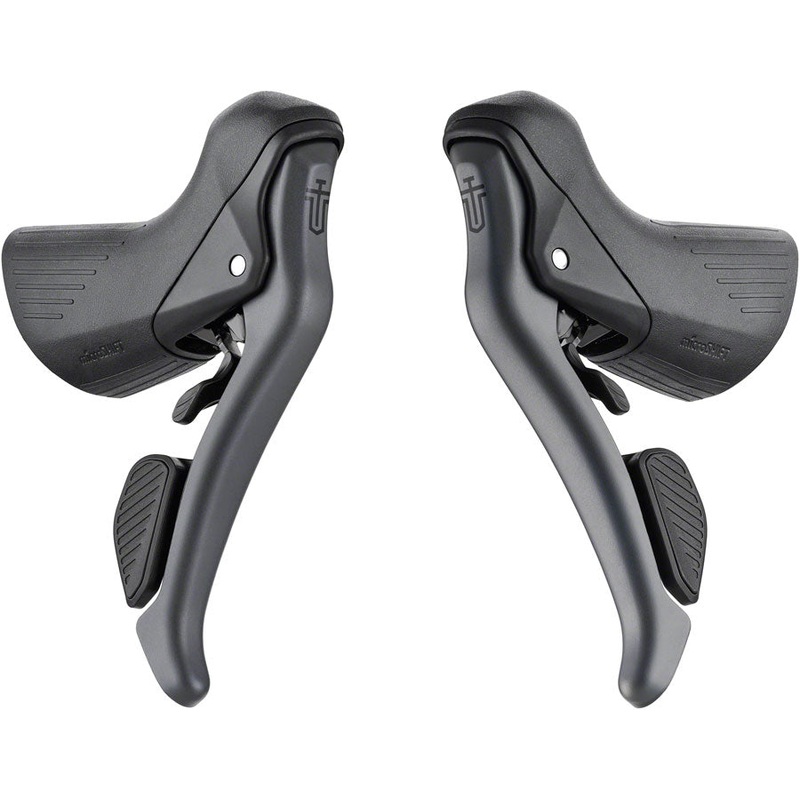 microSHIFT Sword Drop Bar Shifter/Brake Lever Set - 2x 10-Speed Sword Compatible Gray Version B