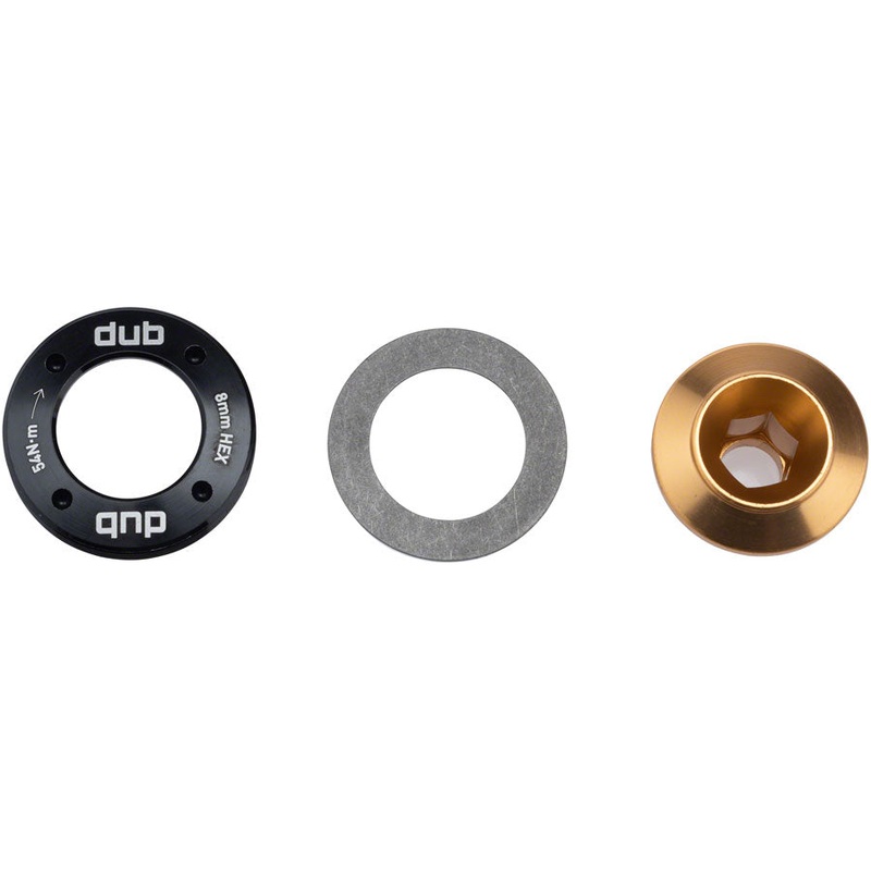 SRAM/ Truvativ DUB M18 Crank Bolt and M30 Self-Extracting Cap Gold