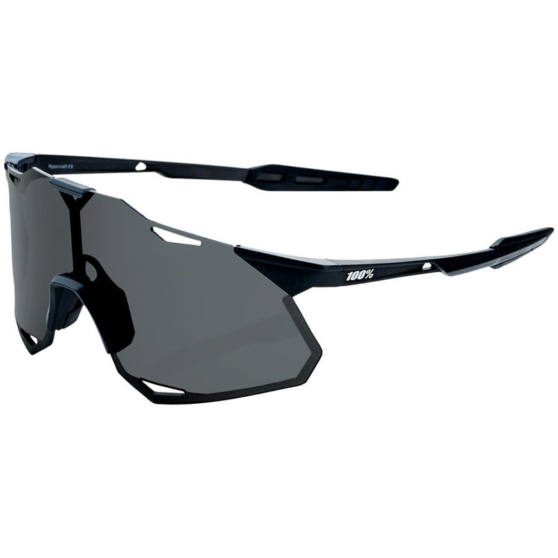 100% Hypercraft XS Sunglasses - Matte Black Smoke Lens