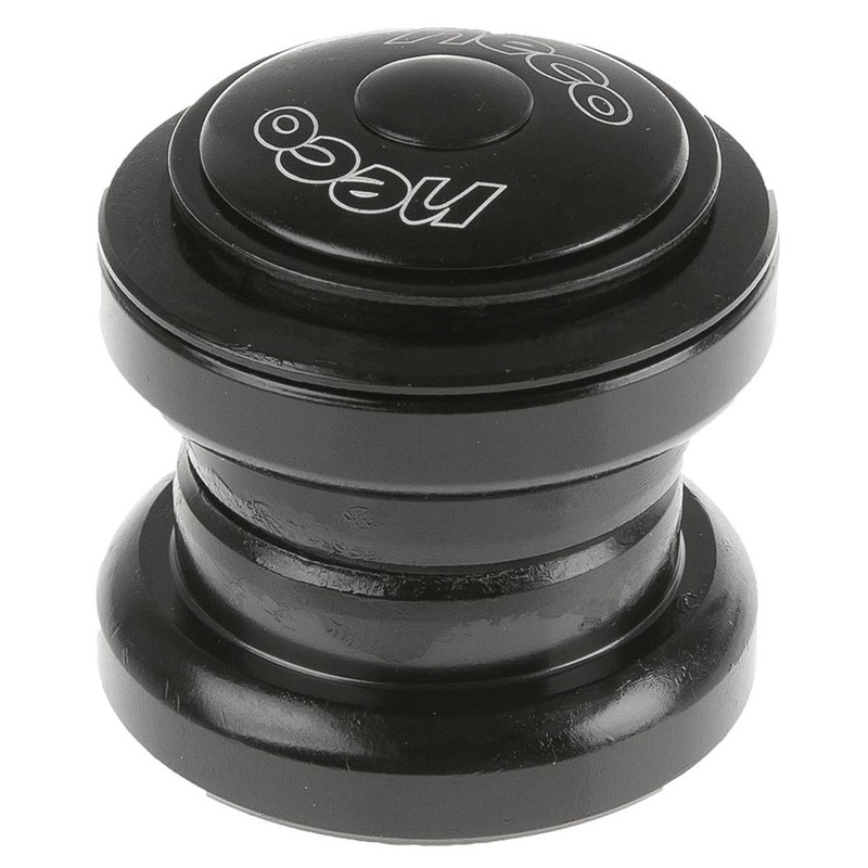 Neco Neco 1 1/8" Ahead Headset : EC34/28.6 | EC34/30 External Threadless Complete Black