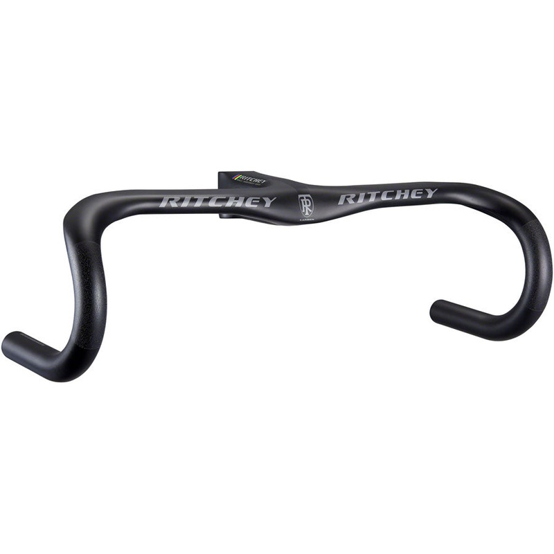 Ritchey WCS Carbon Solostreem Drop Handlebar - Integrated Bar/Stem Carbon 44cm 130mm Matte Carbon