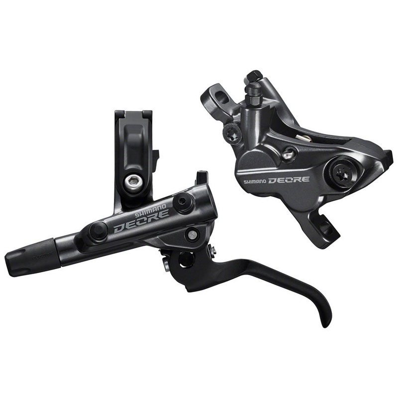 Shimano Deore BL-M6100/BR-M6120 Disc Brake Lever - Front Hydraulic Resin Pads Gray