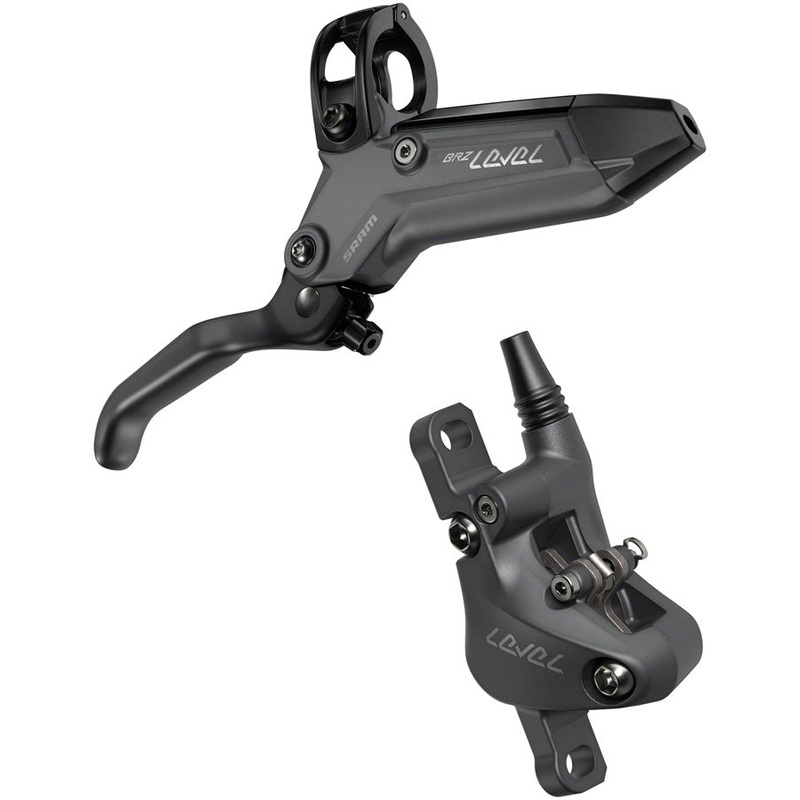 SRAM Level Bronze Stealth Disc Brake Lever - Front Post Mount 2-Piston Aluminum Lever SS Hardware Dark Polar C1