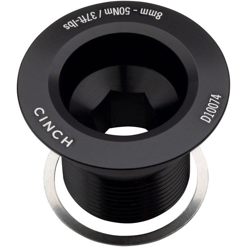 RaceFace CINCH Crank Bolt with Washer - NDS M18 Gloss Black