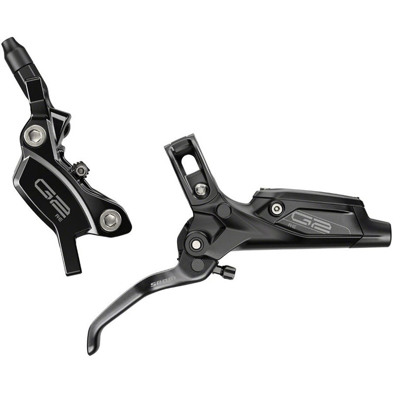 SRAM G2 RE Disc Brake and Lever - Rear Hydraulic Post Mount Gloss Black A2