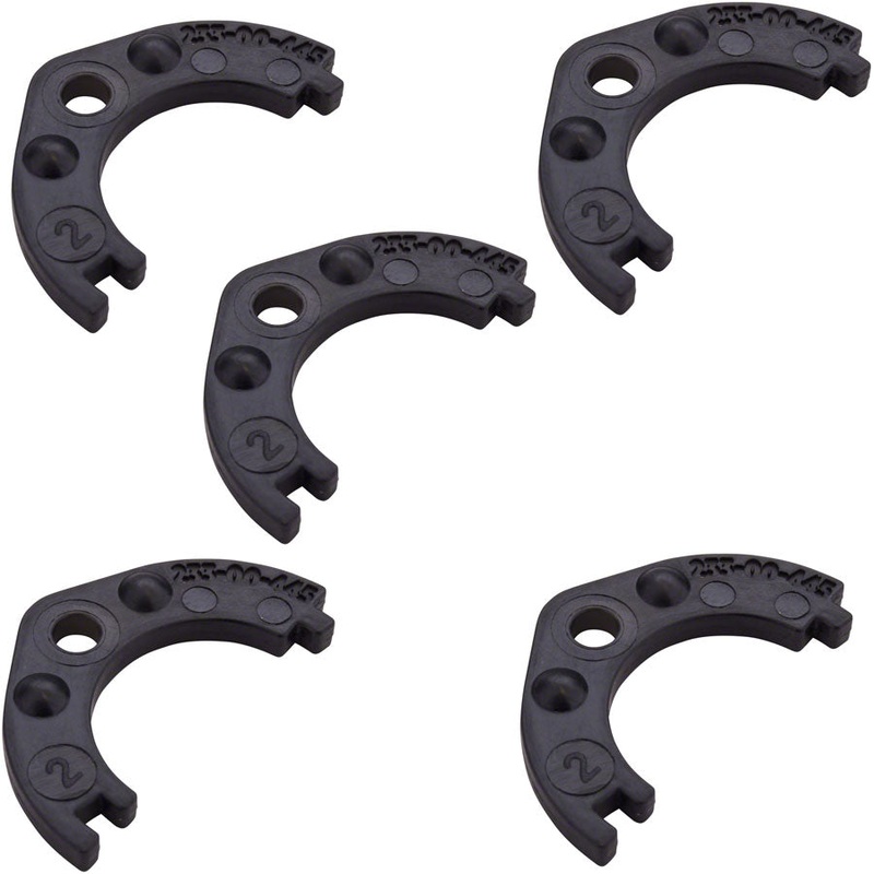 FOX Travel Spacers - 2022 DHX 2.5mm Quantity 10 (5 Pair)