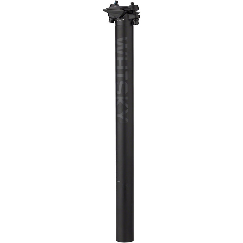 WHISKY No.7 Alloy Seatpost - 31.6 x 400mm 0mm Offset Matte Black