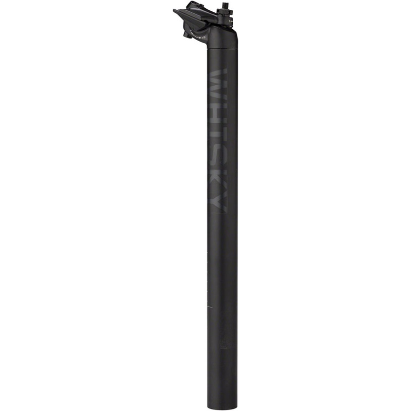 WHISKY No.7 Alloy Seatpost - 31.6 x 400mm 18mm Offset Matte Black