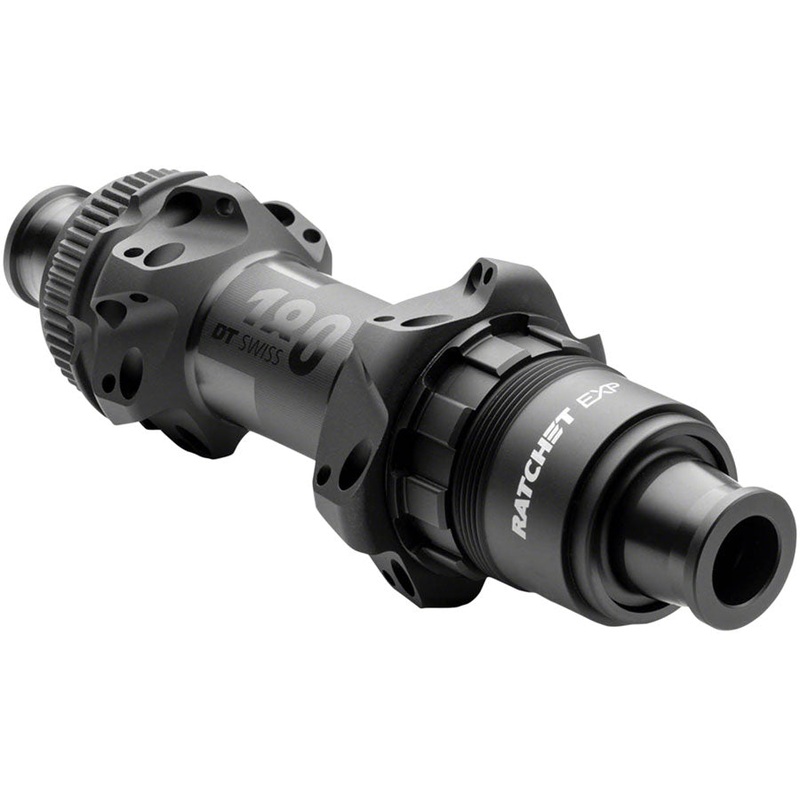 DT Swiss 180 EXP Rear Hub - 12 x 142mm Center-Lock XDR BLK 24H Straight Pull 36pt