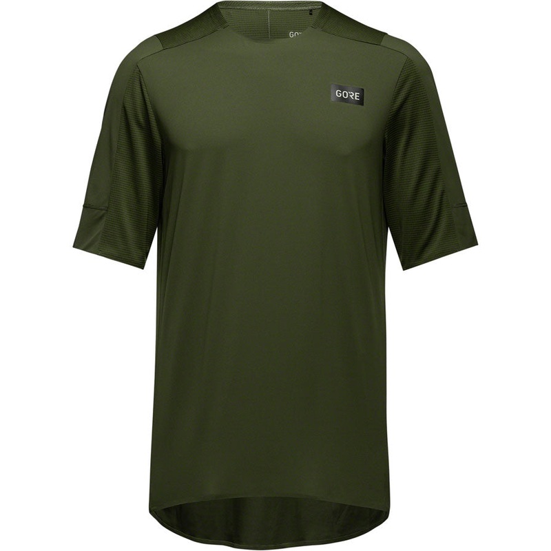 Gorewear Trail KPR Tech Jersey - Utility Green Mens Medium