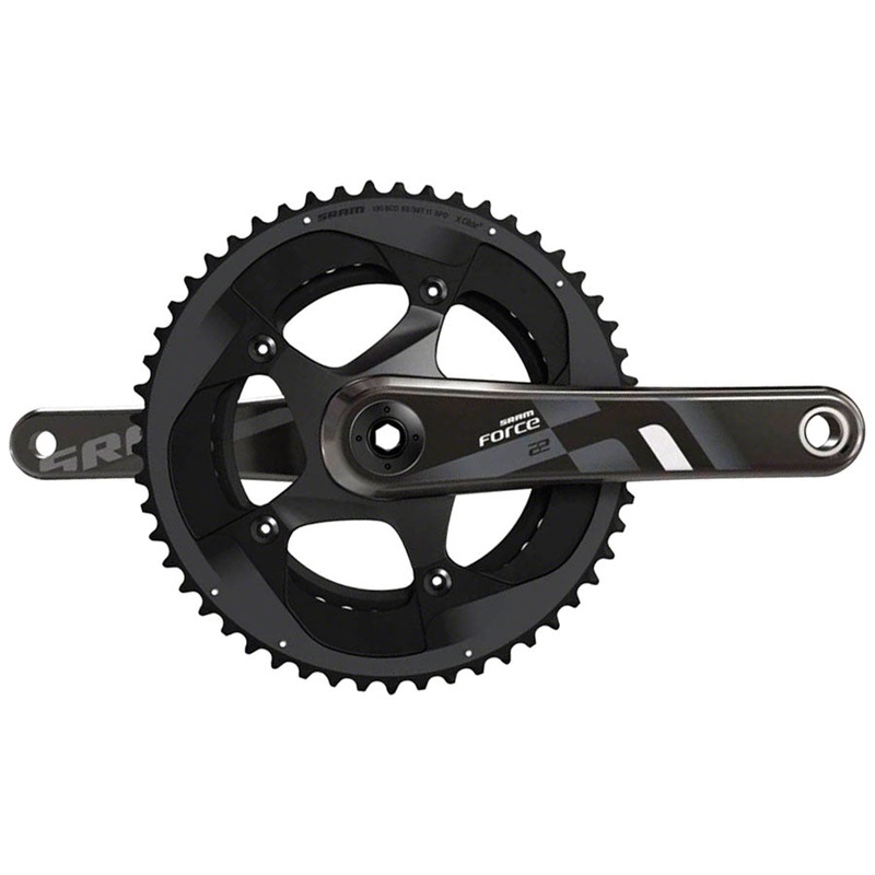 SRAM Force 22 Crankset - 170mm 11-Speed 53/39t 130 BCD GXP Spindle Interface BLK
