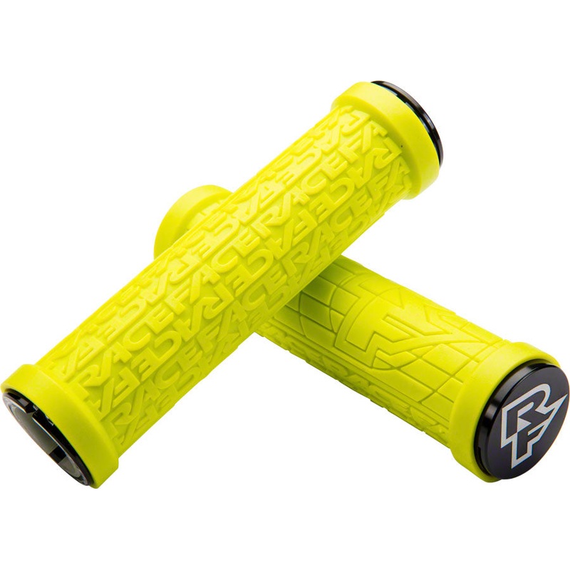 RaceFace Grippler Grips - Yellow Lock-On 30mm