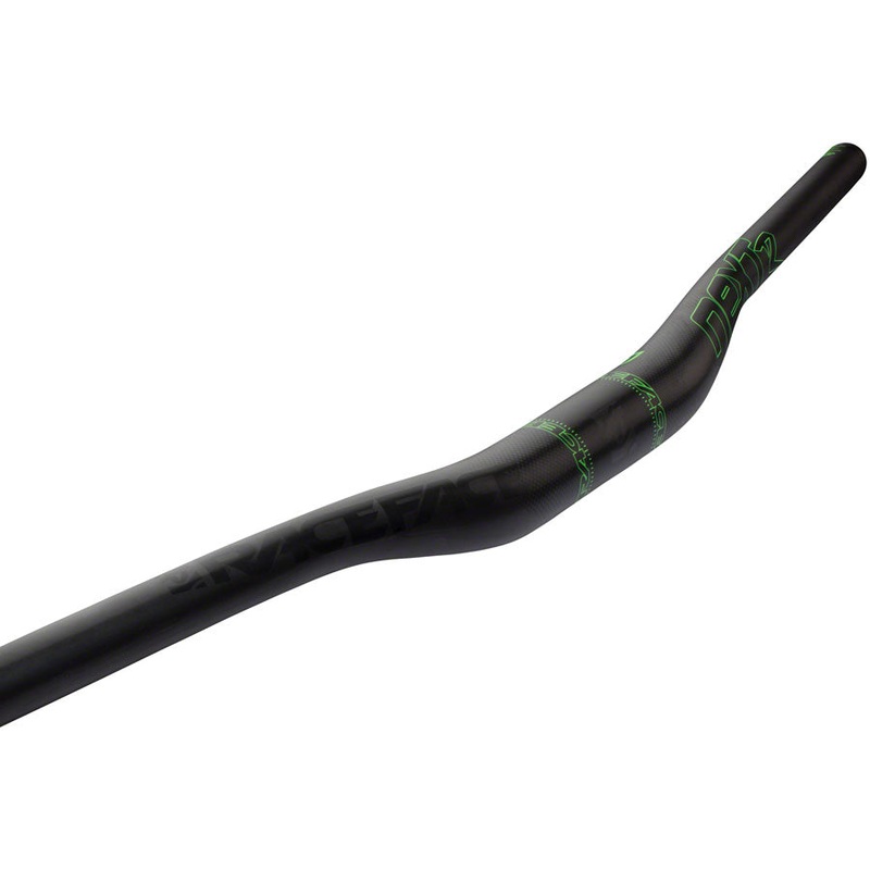 RaceFace NEXT R 35 Carbon Riser Handlebar - 35 x 800mm 20mm Rise Green