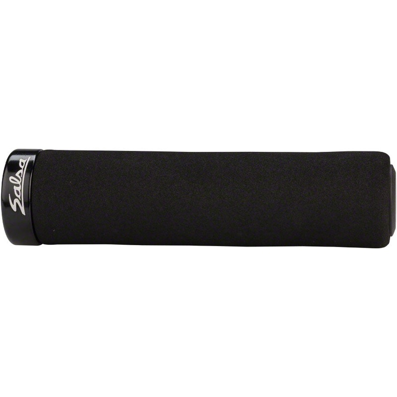 Salsa Fat Foam Lock-On Grips - Black Lock-On