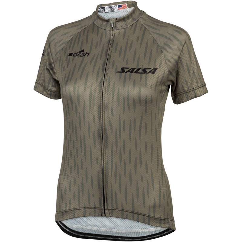 Salsa Womens Hinterland Jersey - Small Olive Green