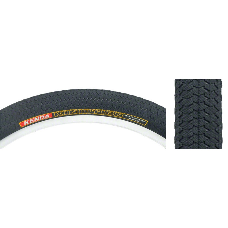 Kenda Kiniption Tire - 26 x 2.3 Clincher Wire Black 30tpi