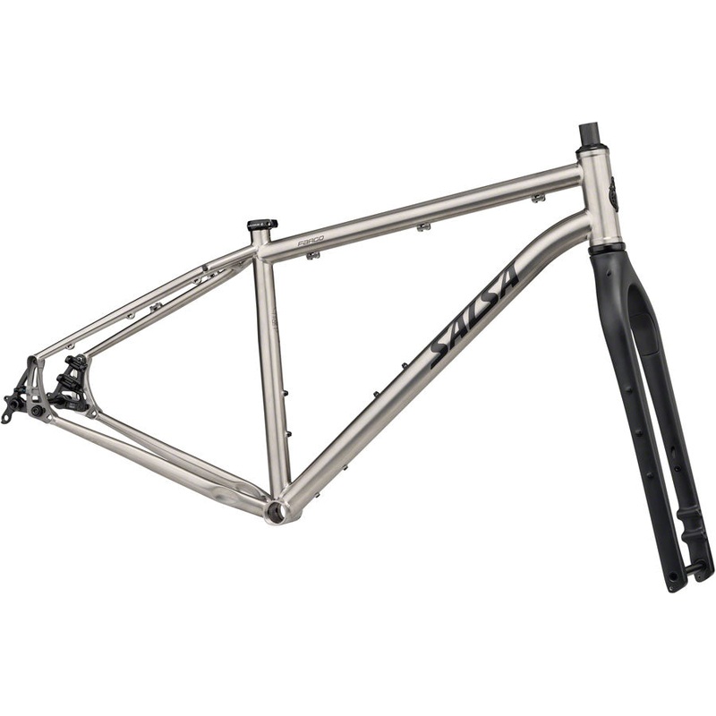 Salsa Fargo Ti Frameset - 29" Titanium Raw Medium