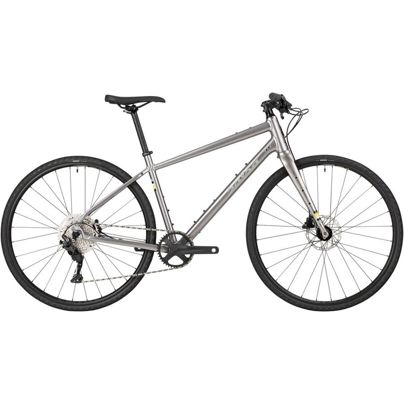 Salsa Journeyer Flat Bar Deore 10 700 Bike - 700c Aluminum Ash Grey MD