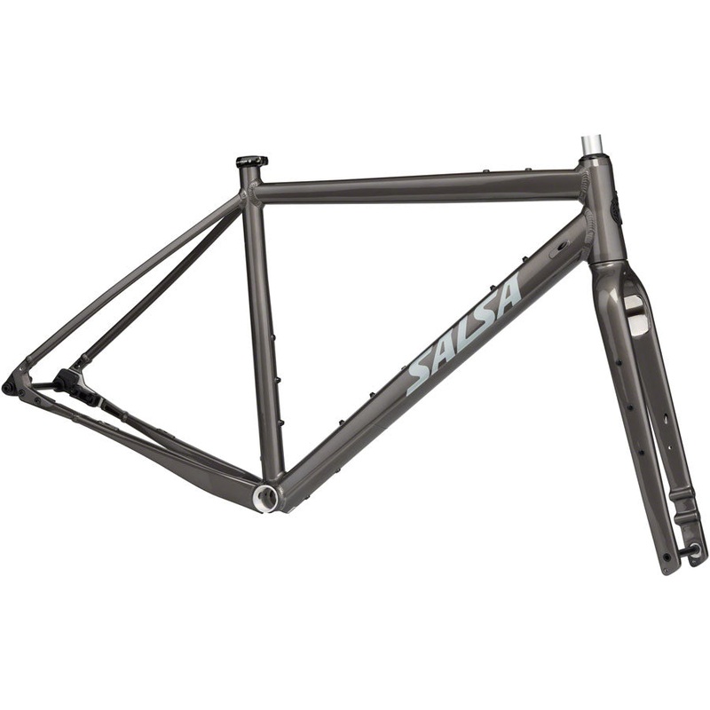 Salsa Stormchaser Frameset - 700c Aluminum Metallic Black 59cm