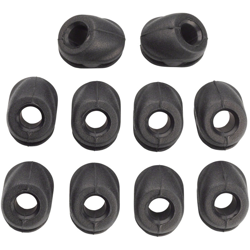 Jagwire Frame Plug Refill Bag - Fits 4mm Housing Angled Entry 8.0mm Round Frame Port Bag/10 Plugs