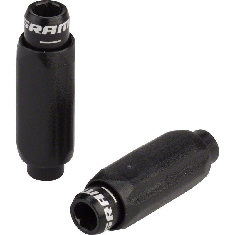 SRAM Compact 4.0mm Alloy Barrel Shift Cable Adjusters Black Pair