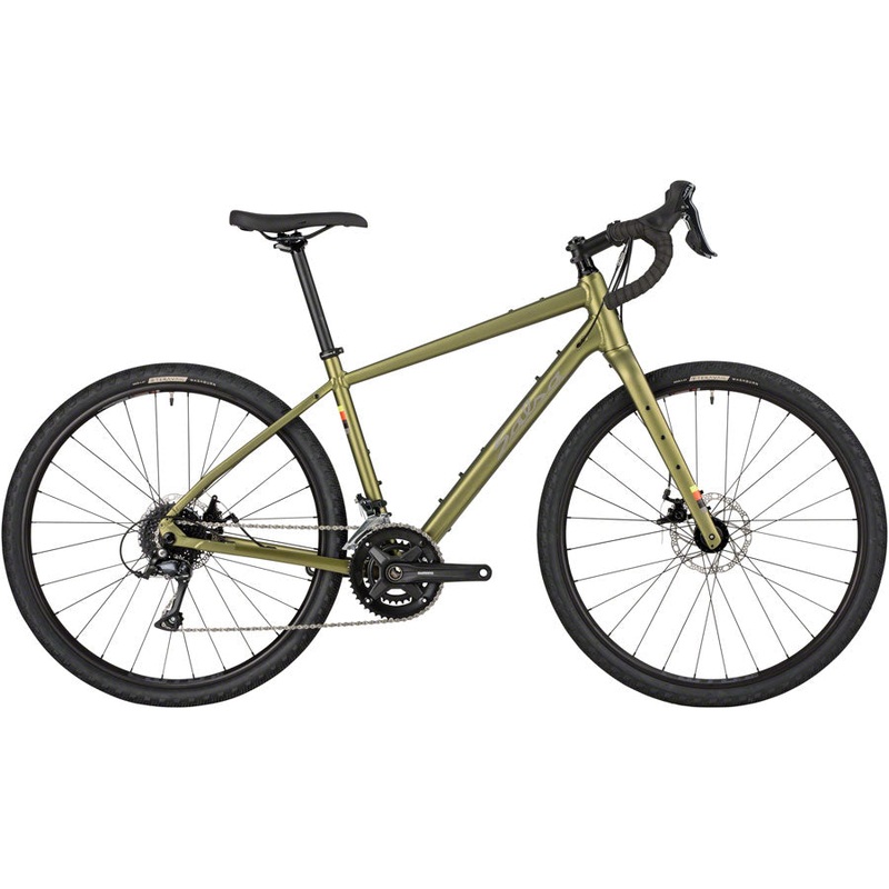 Salsa Journeyer Sora 650 Bike - 650b Aluminum Avocado Green 51cm