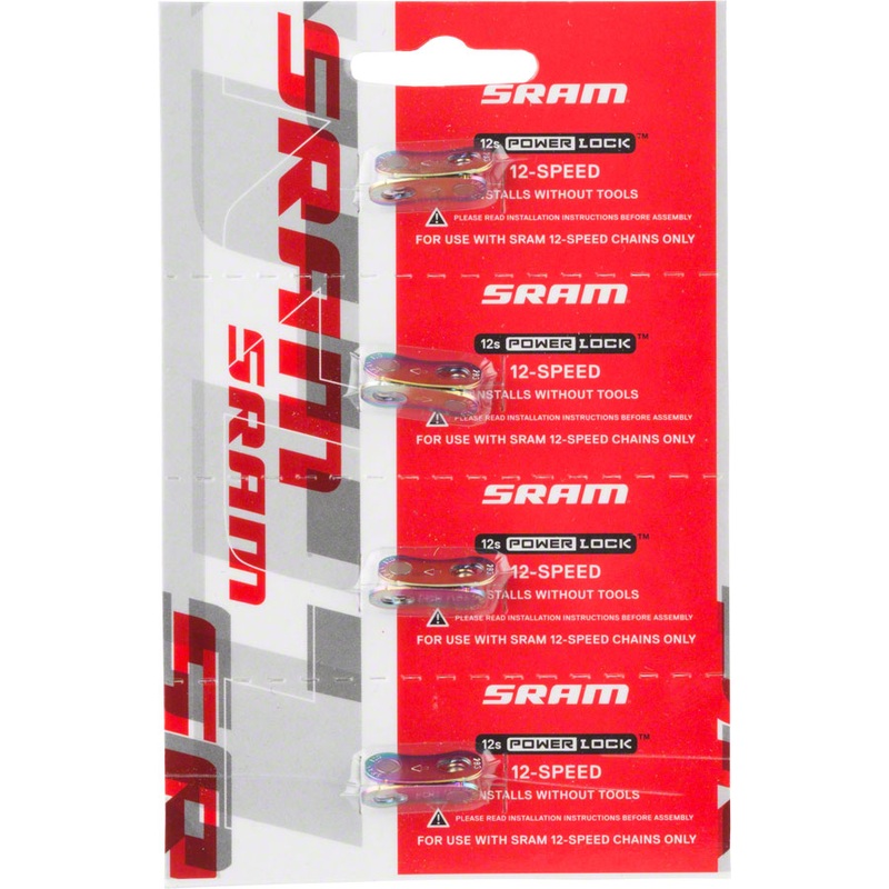SRAM Eagle PowerLock Link for 12-Speed Chain Rainbow Finish Card/4