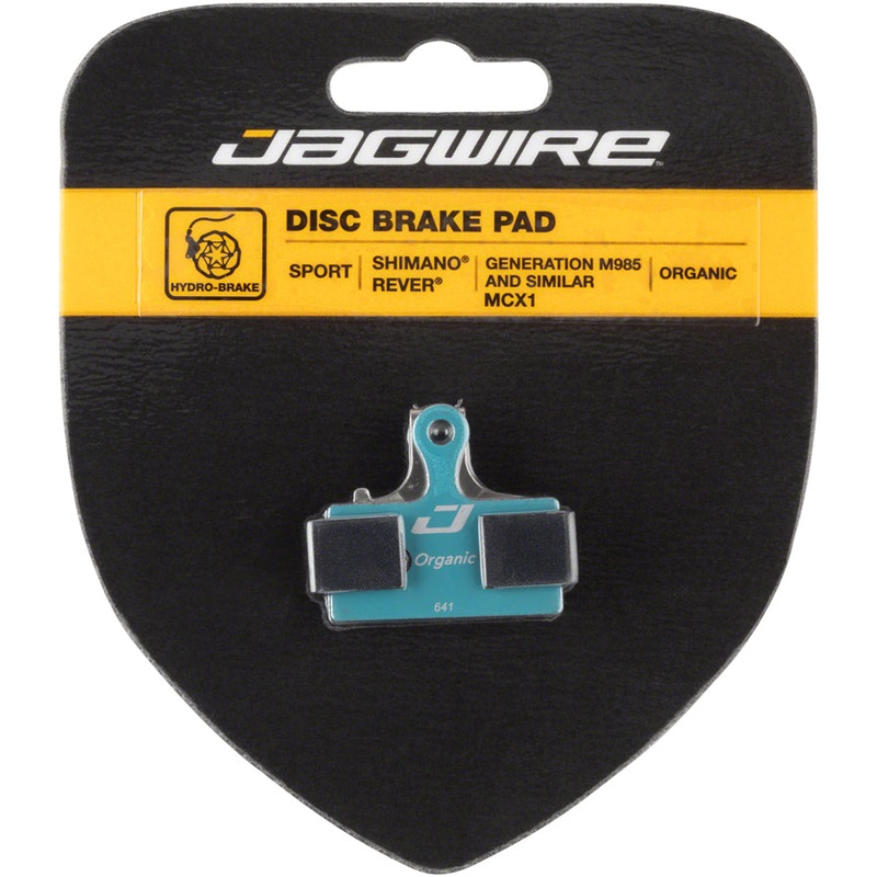 Jagwire Sport Organic Disc Brake Pads - For Shimano S700 M615 M6000 M785 M8000 M666 M675 M7000 M9000 M9020 M985 M987
