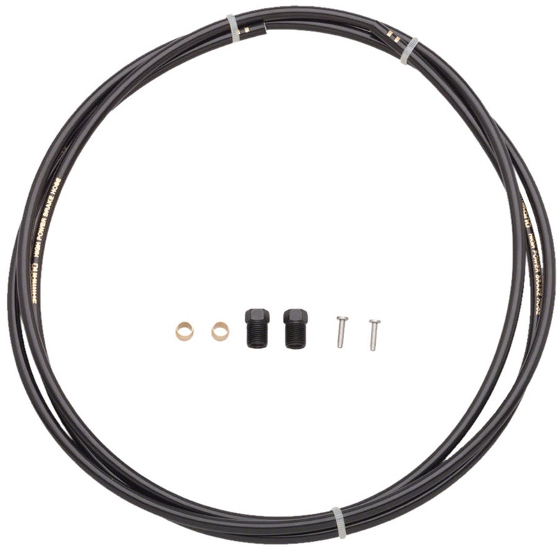 Shimano SM-BH90-SS High Pressure Disc Brake Hose Kit - Straight Caliper Caliper Connector 1700mm BLK