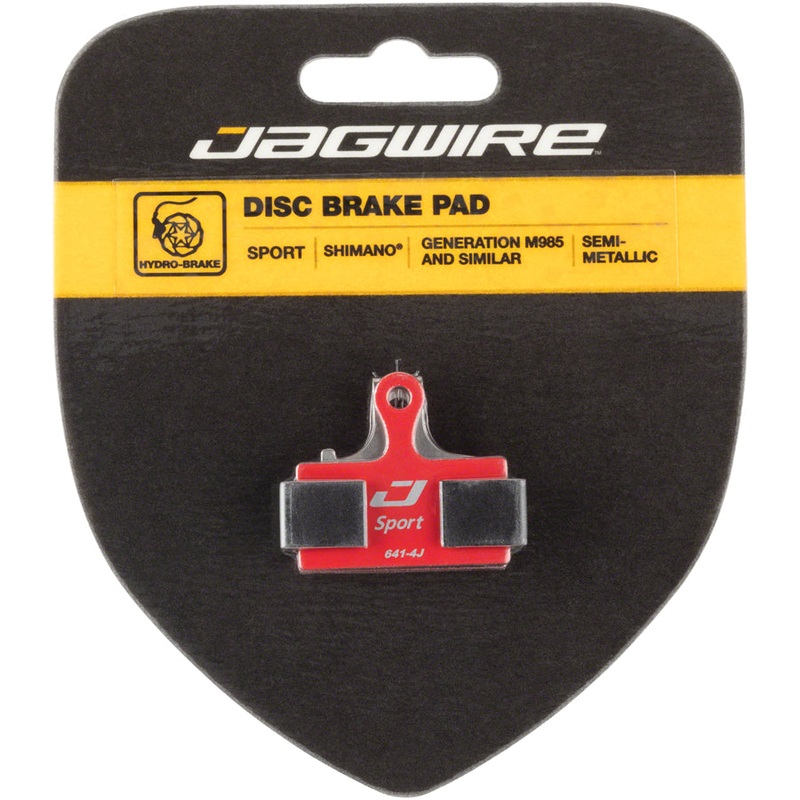 Jagwire Sport Semi-Metallic Disc Brake Pads - For Shimano S700 M615 M6000 M785 M8000 M666 M675 M7000 M9000 M9020 M985 M987