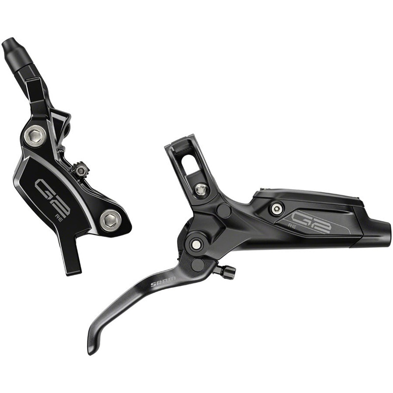 SRAM G2 RE Disc Brake and Lever - Front Hydraulic Post Mount Gloss Black A2