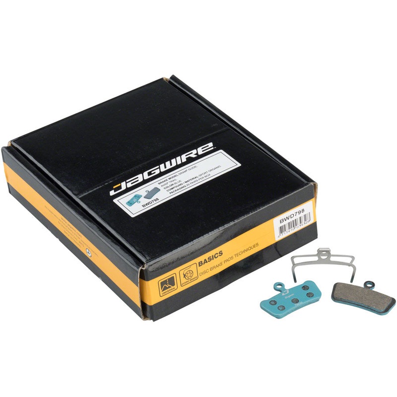 Jagwire Sport Organic Disc Brake Pads SRAM Guide Ultimate RSC RS R Avid Trail - Steel Backed 25 Pair Bulk Pack