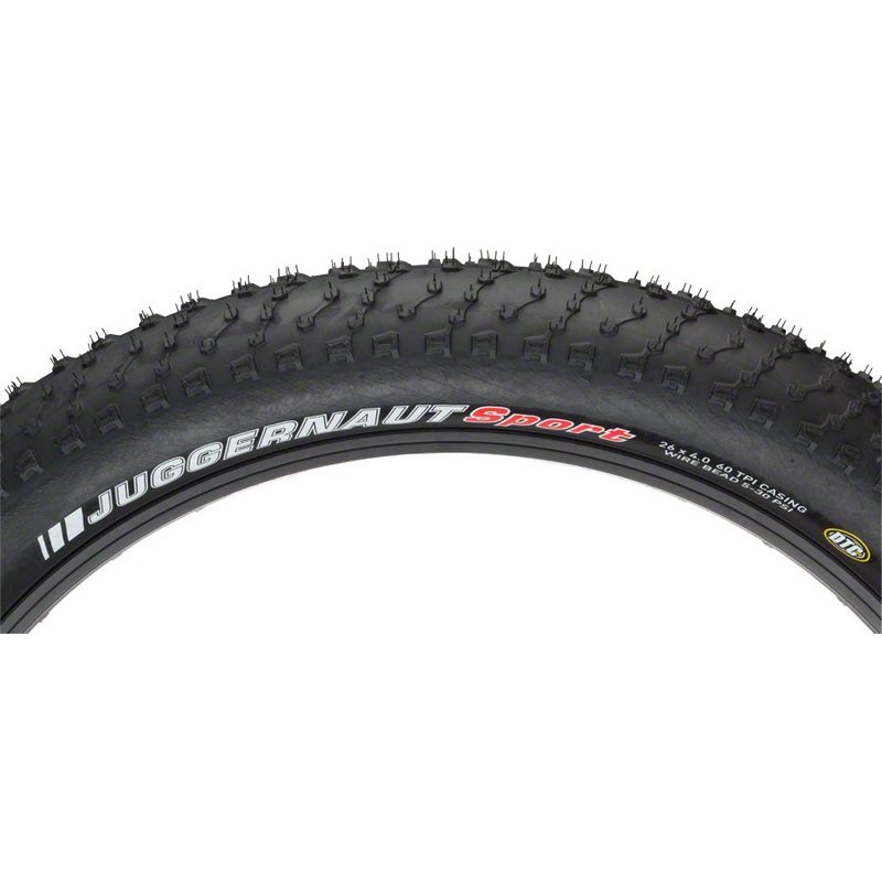 Kenda Juggernaut Tire - 26 x 4. Clincher Wire Black 60tpi