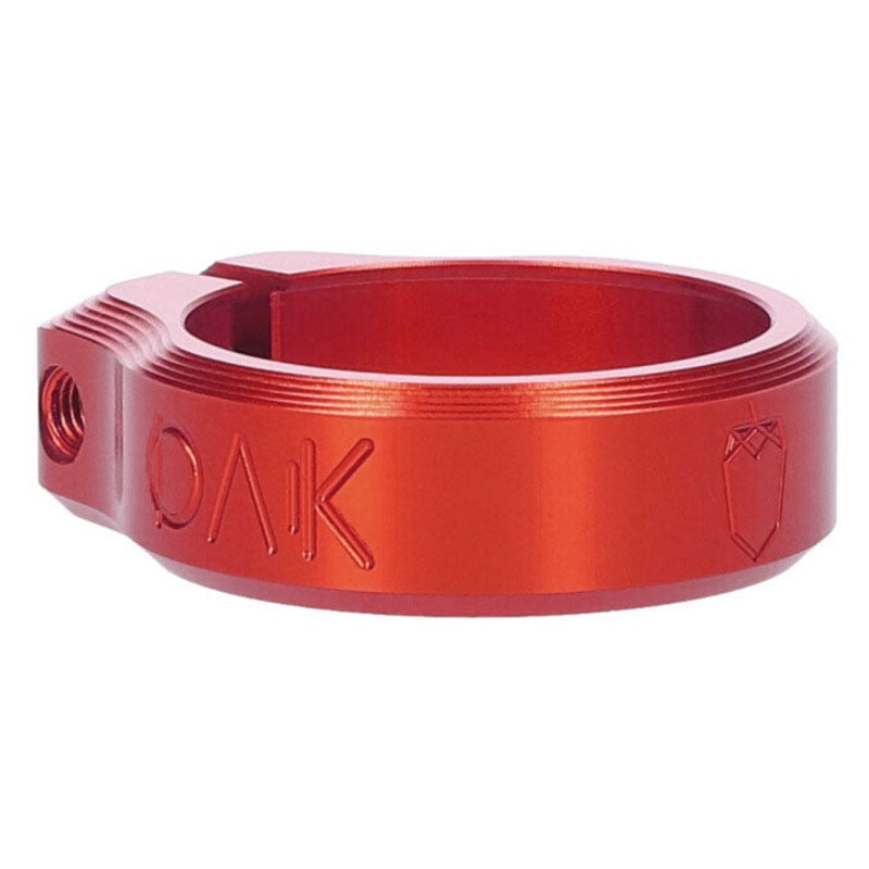 OAK Components Orbit Seatpost Clamp 34.9mm Red
