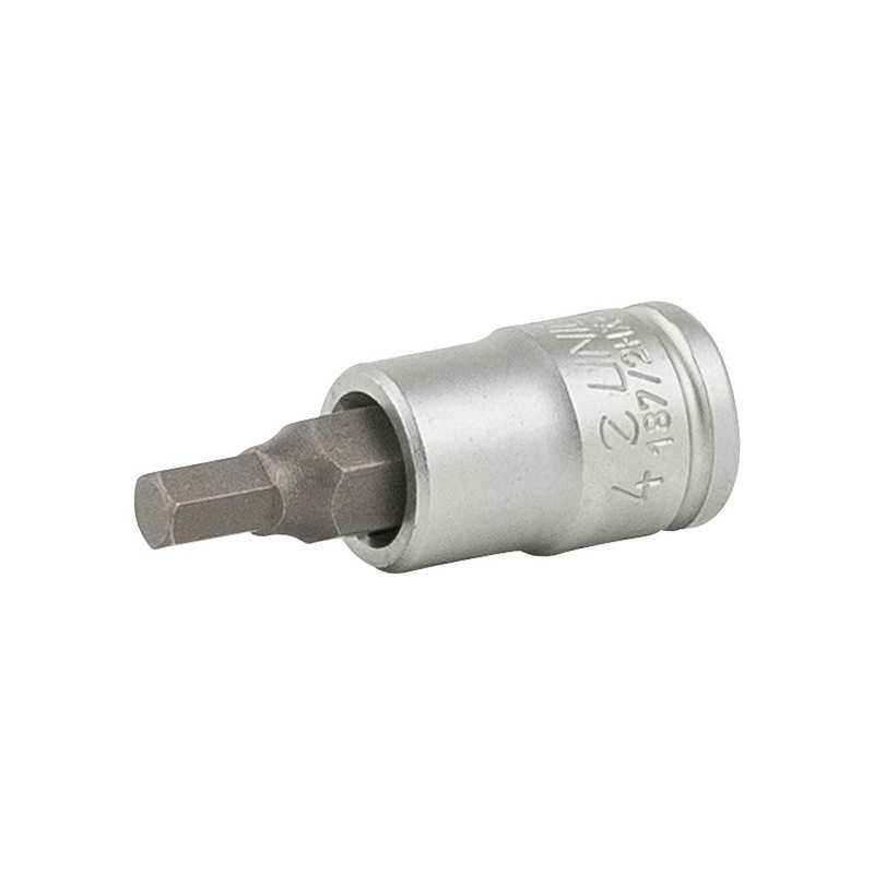 Tool Unior Hex Bit 1/4" Drive 4mm