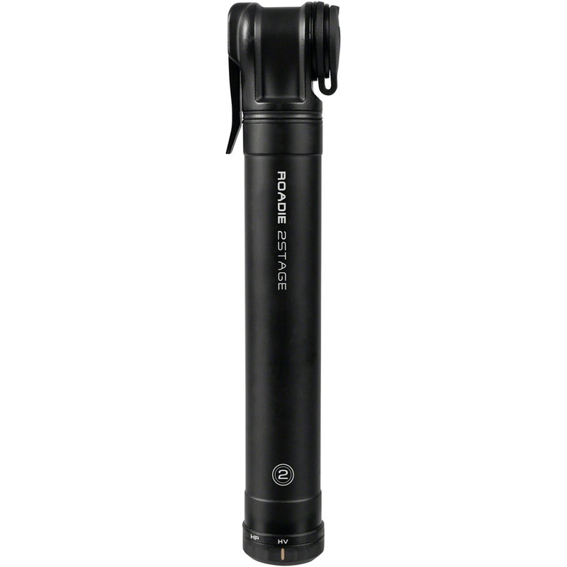 Topeak Roadie Mini Pump - 2Stage 160psi Black